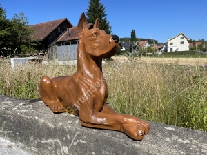 Lebensgrosse Figur - Deutsche Deko Dogge  94 3