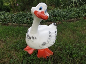 Ente Gartendekofigur, stehend, 46 cm hoch 1