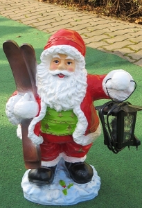 Weihnachtsmann Figur für draussen, Nikolaus 