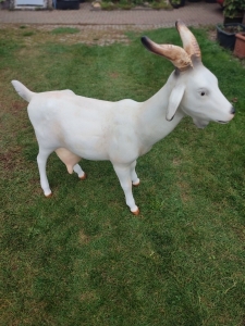 Deko Ziege gross für den Garten, 110 cm hoch 3