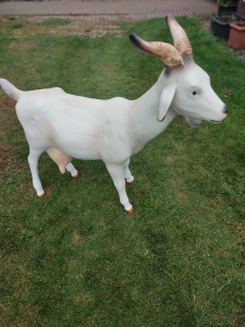 Deko Ziege gross für den Garten, 110 cm hoch 4