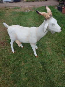 Deko Ziege gross für den Garten, 110 cm hoch 5