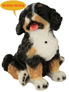 Berner Sennenhund, kleine Dekofigur bellend, 32cm hoch 1