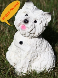 Westie Dekohund mit Bewegungssensor, bellt, 22 cm hoch 1