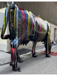 Design Kuhfigur lebensgross mit Autolack, für Garten, Werbung, Events 5