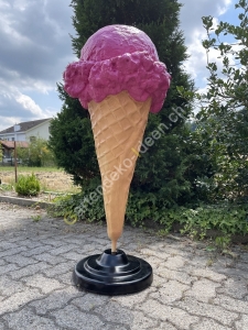 Eis Werbefigur & Eistüten Aufsteller Vollansicht 2