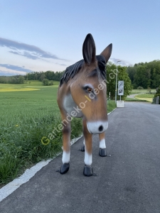  Esel Deko Garten lebensgross