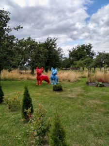 Französische Bulldogge, Autolack, RIESIGE 175 cm hoch, XXL Deko 2