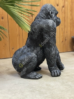 Gartendeko Gorillafigur Affenkind laufend, 58 cm hoch