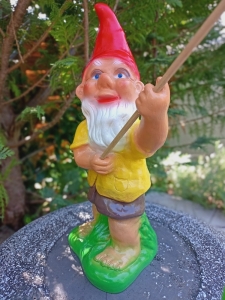 Fischer- Gartenzwerg, 34 cm hoch 1