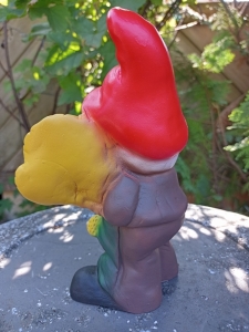 Gartenzwerg mit Sonnenblume, 20 cm hoch 3