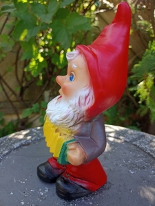 Musiker- Zwerg mit Handharmonika, 20 cm hoch 3