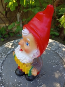 Musiker- Zwerg mit Handharmonika, 20 cm hoch 8