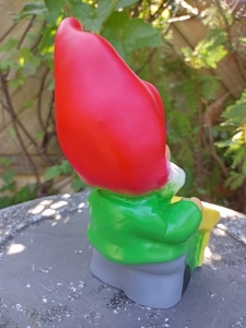 Gartenzwerg mit Schubkarre, 20 cm hoch 4