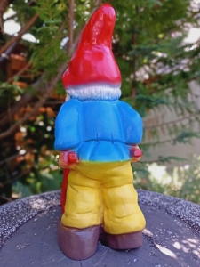 Gartenzwerg mit Schubkarre, 27 cm hoch 3