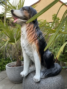 berner Sennenhund Figur gross lebensgross 