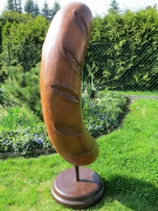 Riesiger Kundenstopper Cervalat, 190 cm hoch 3