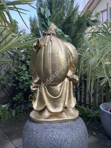 Glücksbuddha 83 cm hoch hinten