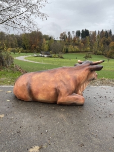 Liegender Ochse, Rückansicht