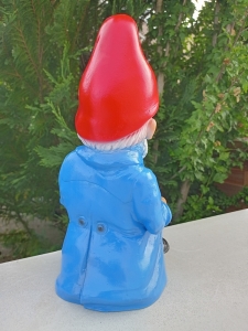 Musiker- Gartenzwerg mit Handorgel, 35 cm hoch 5