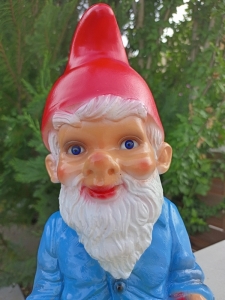 Musiker- Gartenzwerg mit Handorgel, 35 cm hoch 8