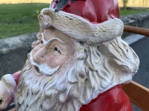 Samichlaus Schlitten und Esel Gesicht