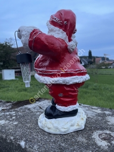 Solar Weihnachtsmann Figur für draussen