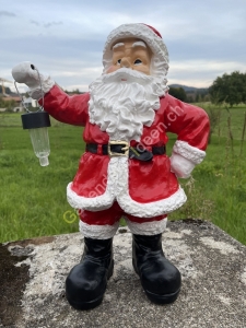 Solar Weihnachtsbeleuchtung Weihnachtsmann LED aussen,