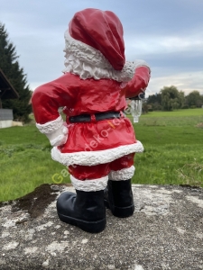 Solar Weihnachtsmann aussen, mit Laterne, 49 cm hoch