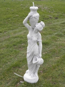 Stein Statue Garten 132cm, von vorne-links