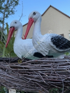 Grosse Storch Geburtstafel Storch Deko zur Geburt 6