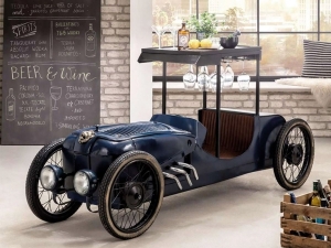 Designmöbel Unikate Oldtimer Weinregal 