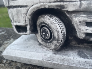 Rad Detail am Volvo Beton LKW Modell