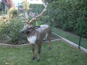 Weihnachtsbeleuchtung aussen Hirsch 161 cm hoch