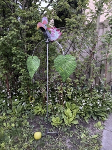 Windspiel Gartenpendel Metall Garten xxl vorne