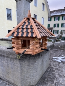 Luxus XXL Vogelfutterstation aus Holz